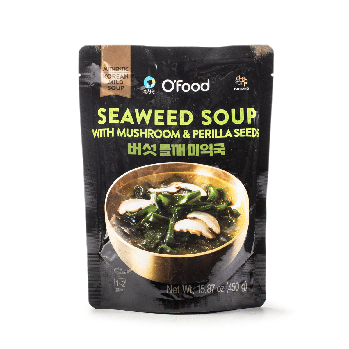 O'Food Seaweed Soup with Mushroom & Perilla Seeds